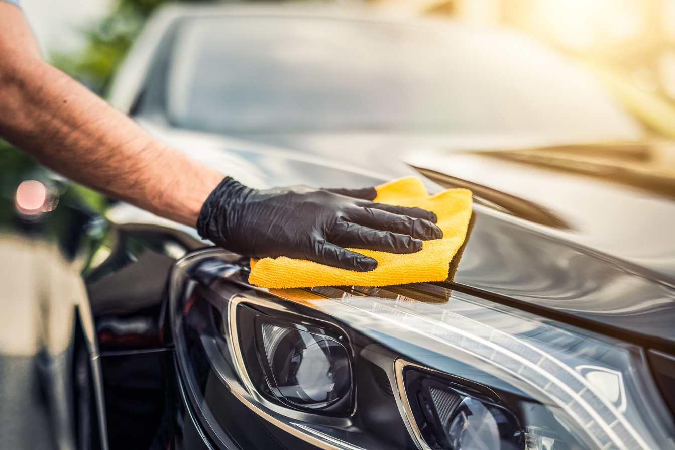 Car Detailing Concept. Auto Cleaning and Polish.